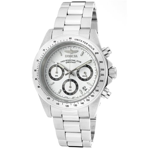 Invicta 9211 erkek kuvars saat, analog gösterge, paslanmaz çelik kayış